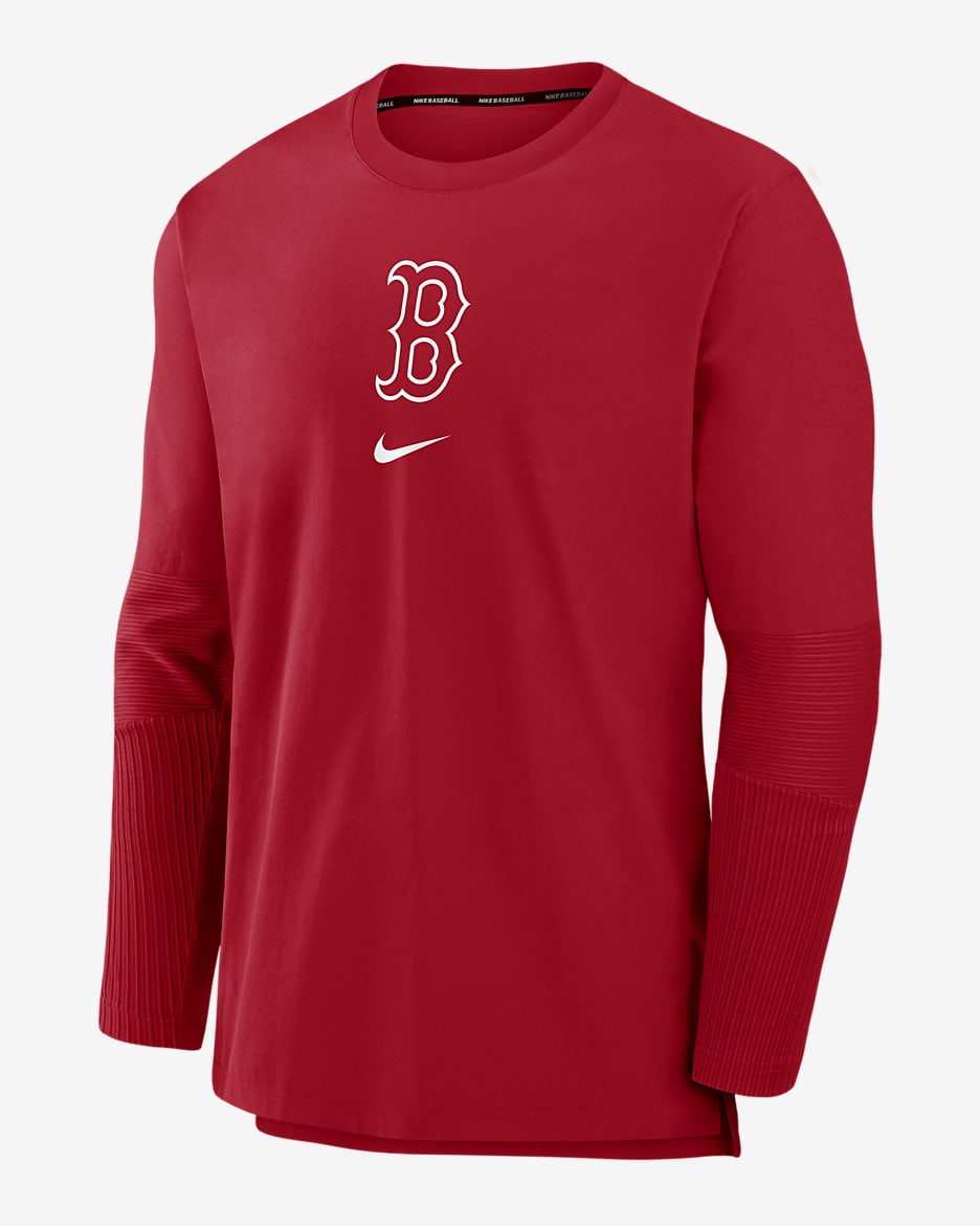 Boston Red Sox Authentic Collection Player Men s Nike Dri FIT MLB Pullover Jacket. Nike